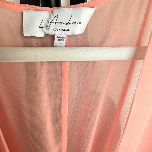 L'Academie by Marianna Marin Midi Dress Red and Pink‎ Size Small - Picture 6 of 9